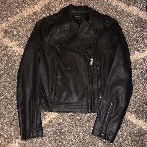 Kendall & Kylie black leather jacket